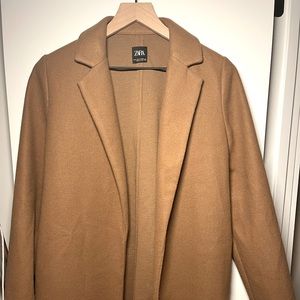 Zara Camel Tan / Brown Pea coat